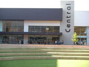 limestone stairs used infront of local cafe near Perth park